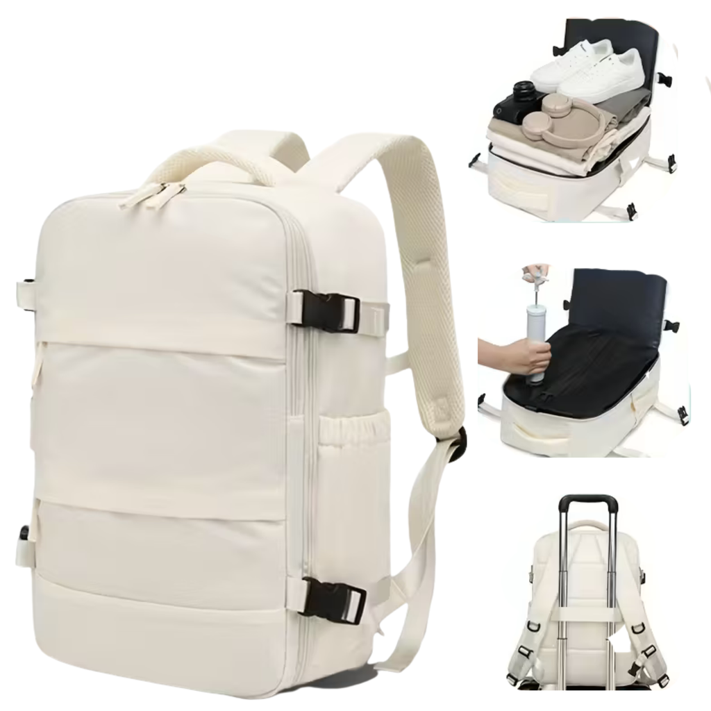 Travel Luggage Vacuum Compression Backpack 30L