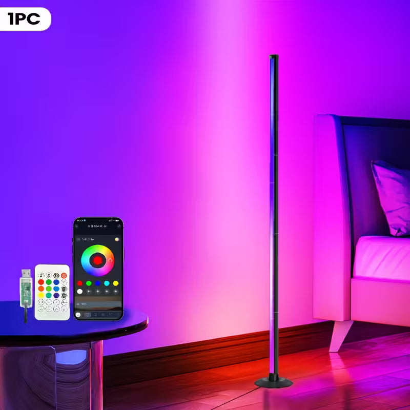 Smart RGB IC LED Corner Floor Lamp