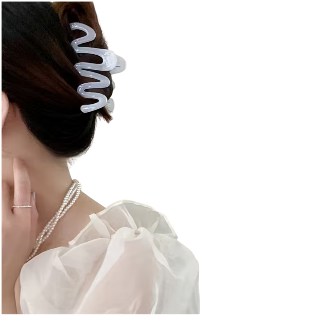 Wave Hair Claw Clips