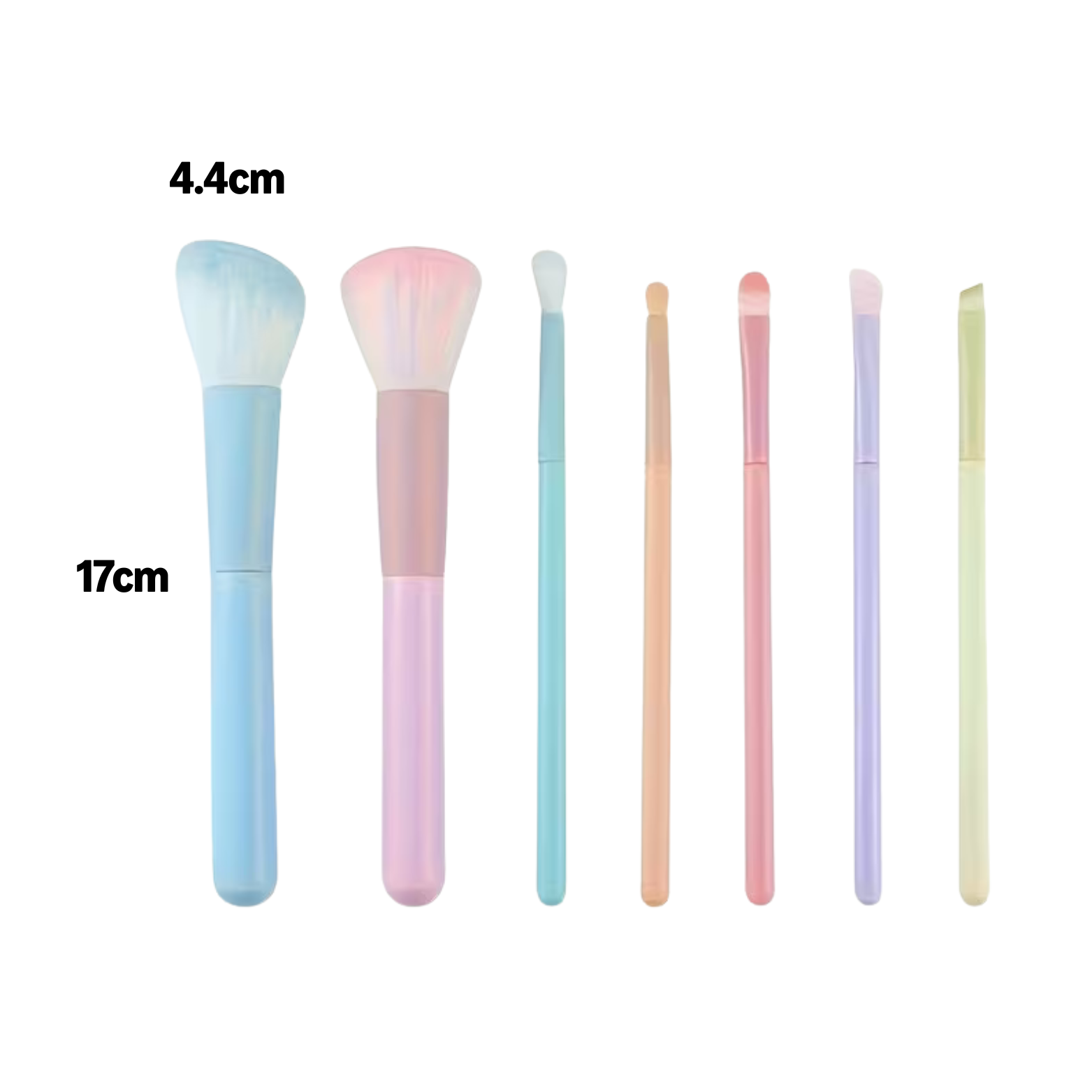 7-Piece Hypoallergenic Makeup Brush Set